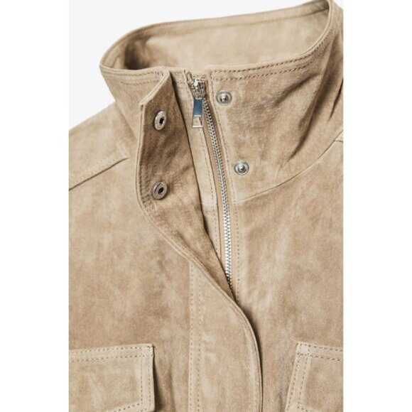 ZARA SUEDE LEATHER JACKET - Picture 11 of 11